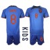 Cheap Netherlands Cody Gakpo #8 Away Football Kit Children World Cup 2022 Short Sleeve (+ pants)